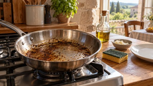 Les inconvénients de culotter une poêle en inox expliqués